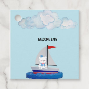 Custom Baby Bib Favour Tags