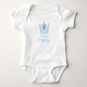 Custom Baby Boy Gift, Prince, Personalized  Bodysuit