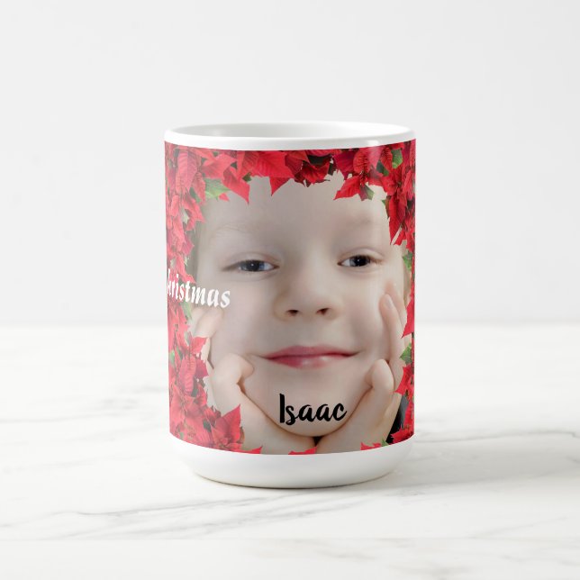 Custom Baby/ Child Photo Christmas Coffee Mug (Center)