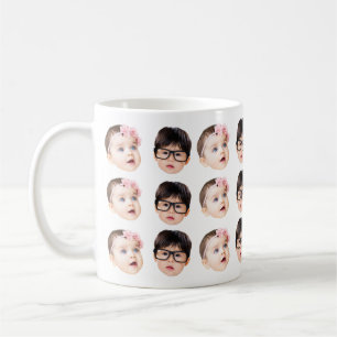 Custom Baby Face Father's, Mother's Day Gift Chris Coffee Mug