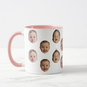 Custom Baby Face Mug Baby 3 Photos