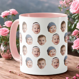 Custom Baby Face Mug Baby 3 Photos