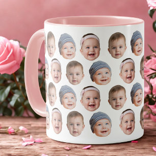 Custom Baby Face Mug Baby 3 Photos