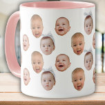 Custom Baby Face Mug Baby 3 Photos<br><div class="desc">Custom Baby Face Mug Baby 3 Photos, Replace the face with your favourite photo (make sure to crop as much to the face as possible and use an app to remove the background) and personalize this funny mug with your kid, husband, pet or boyfriend on it! Also a fun and...</div>