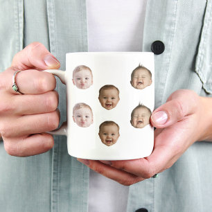 Custom Baby Face Mug Baby 3 Photos Big Joy Collage