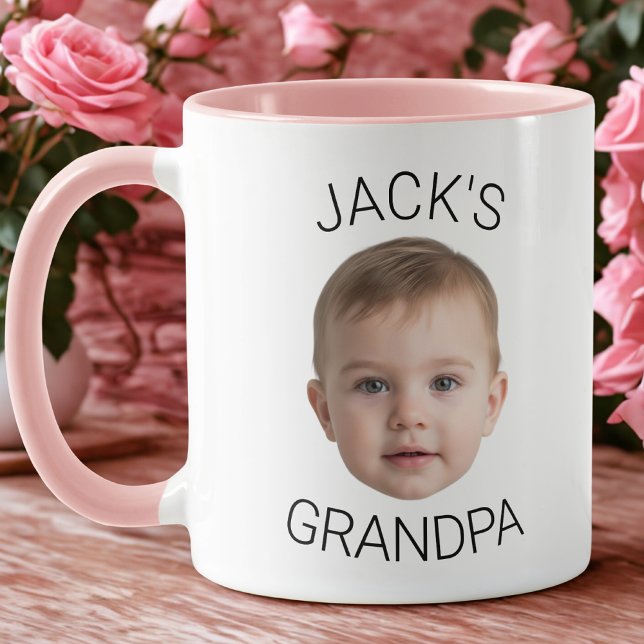 Custom Baby Face Mug for Grandpa (Creator Uploaded)
