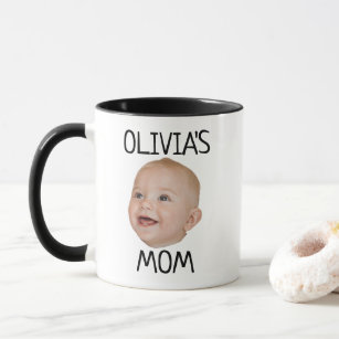 Custom Baby Face Mug For New Mom Wife Dad Husband