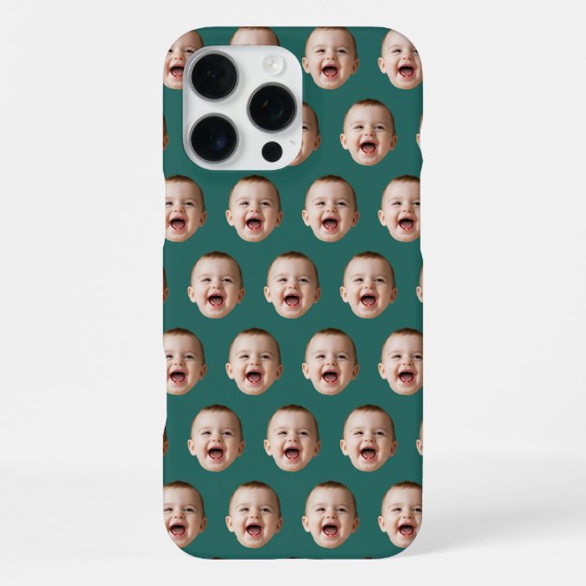 Custom Baby Face Personalized iPhone Case (Back)