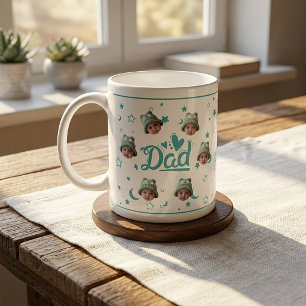 Custom Baby Face Photo Mug Gift for Dad