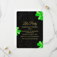 Custom Baby Let's Party Invitation Card PDF PNG, S