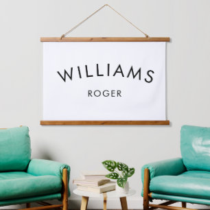 Custom Baby Name   Wall Hanging   Wood Art Hanging Tapestry