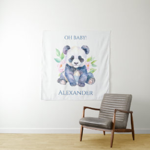 Custom Baby Panda Tapestry