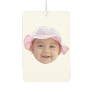 Custom Baby Photo, Baby Photo Face Air Freshener