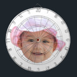 Custom Baby Photo, Baby Photo Face Dartboard<br><div class="desc">Custom Baby Photo Face</div>