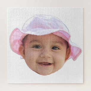 Custom Baby Photo, Baby Photo Face Jigsaw Puzzle