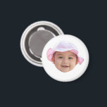 Custom Baby Photo, Baby Photo Face Magnet<br><div class="desc">Custom Baby Photo Face</div>