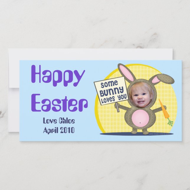 Custom Baby Photo Card (Front)