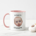Custom Baby Photo Mug | Custom Baby Face mug<br><div class="desc">Custom Baby Face Coffee Mug, Replace the face of this baby with your favourite photo (make sure to crop as much to the face as possible and use an app to remove the background) and personalize this funny mug with your kid, husband, or boyfriend on it! Also a fun and...</div>