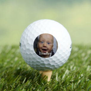Custom baby photo personalized golf balls