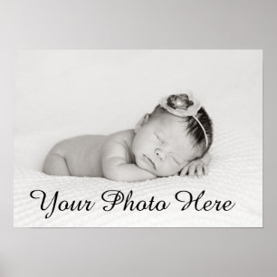 Custom Baby Photo Print For Nursery Decor Gift