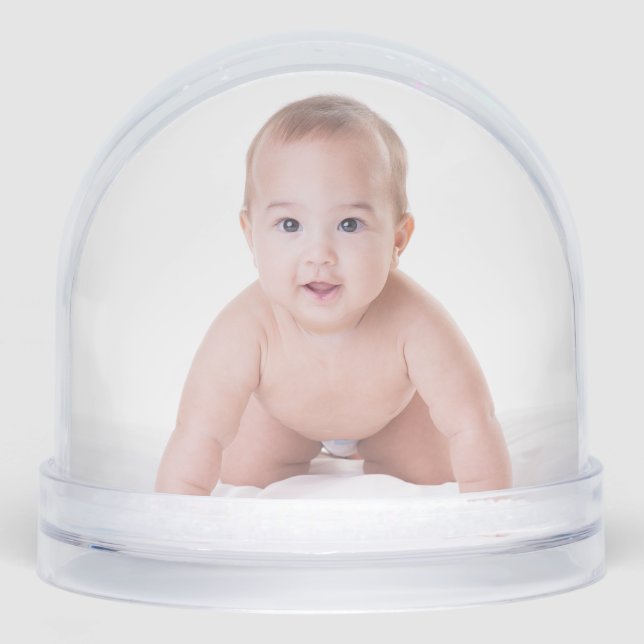 Custom Baby Photo Snowglobe (Front)