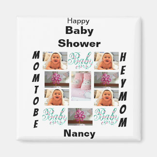 Custom Baby Shower 11 Photo Collage  Magnet