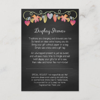 Custom Baby Shower Display Card