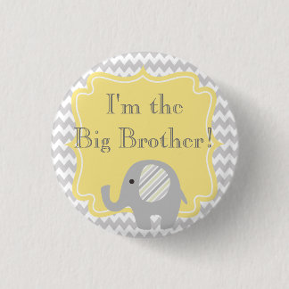 Custom Baby Shower Party I'm the Big Bro Button