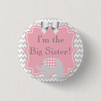 Custom Baby Shower Party I'm the Big Sister Button
