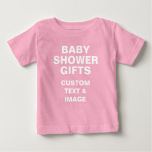 Custom Baby T-Shirt (Pink) Baby Shower Gift