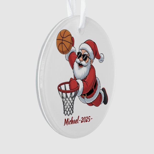 Custom Babys First Christmas Bauble, Baby 2025 Ornament (Front)