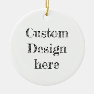 Custom Baby's First Christmas Baubles Ceramic Ornament