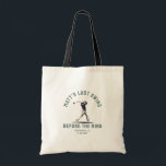 Custom Bachelor Party Favour Golf Trip Groomsmen Tote Bag<br><div class="desc">Carry your bachelor party essentials in style with this "Last Swing Before the Ring" custom tote bag! A fun and modern design,  perfect for golf trips,  wedding celebrations,  and groomsmen gifts!</div>
