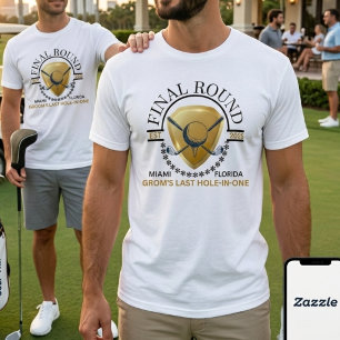 Custom bachelor party golf theme destination T-Shirt