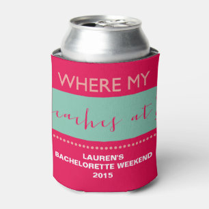 Custom Bachelorette Beach Party Can Cooler