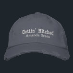 Custom Bachelorette Bride Squad Nashville Country Embroidered Hat<br><div class="desc">Looking for the perfect country bachelorette party hat? Look no further than this personalized Gettin' Rowdy Or Gettin' Hitched embroidered hat! This western-themed hat is perfect for your upcoming bachelorette party and will be a hit with all of your bridesmaids.</div>