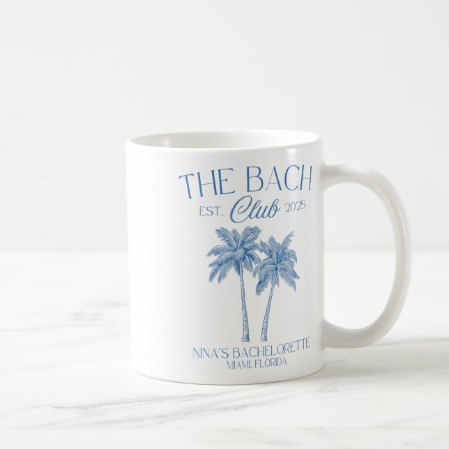 Custom Bachelorette Party Beach Bridal 2025  Coffee Mug (Right)