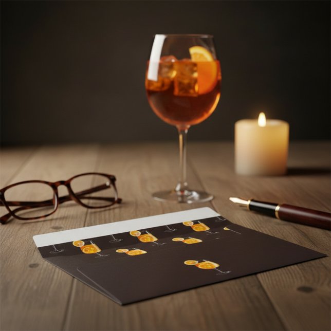 Custom Bachelorette Party Envelope with Aperol  (Creator Uploaded)