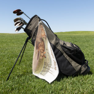 Custom Bachman Hare Rabbit Camping Deco Gifts Golf Towel