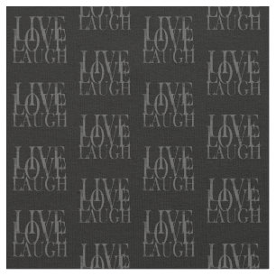 Custom back Colour Live Love Laugh Inspirational Fabric