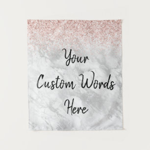Custom Backdrop Birthday Party Marble Photo Booth Tapestry