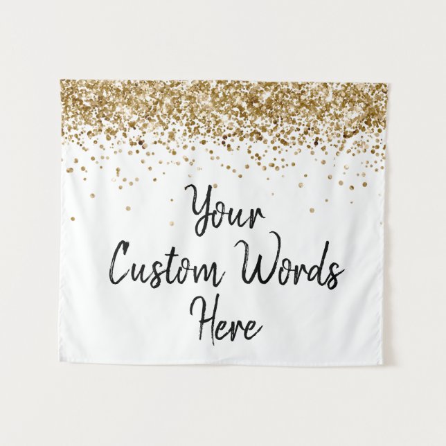 Custom Backdrop Personalized Photo Booth Back drop Tapestry (Front (Horizontal))