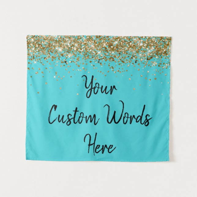 Custom Backdrop Personalized Photo Booth Back drop Tapestry (Front (Horizontal))