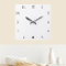 Custom Background Colour Personalized Wall Clock
