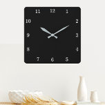 Custom Background Colour Personalized Wall Clock<br><div class="desc">Click EDIT DESIGN, then click EDIT BACKGROUND to change the background colour, and easily create your personalized wall clock. You can also click TEXT to add a text line. You can TRANSFER this DESIGN on other Zazzle products and adjust it to fit most of the Zazzle items. Standard Studio designs...</div>