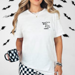 Custom Bad Two The Bone Family Matching Birthday T-Shirt<br><div class="desc">Celebrate your little one's second birthday in spooky style with our Custom Bad Two The Bone Family Matching Birthday T-Shirt for Mom. This unique shirt features a playful skeleton flashing a peace sign, perfectly capturing the "Bad Two The Bone" theme that sets the tone for a fun and festive October...</div>
