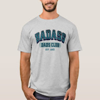 Custom Badass Dad Club Retro Cool Trendy Fun