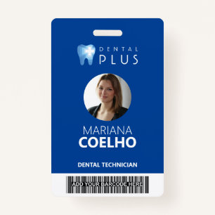 Custom Badge - Logo, Photo, Name and Barcode
