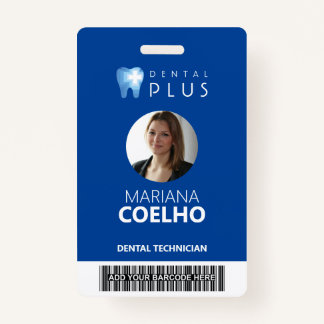 Custom Badge - Logo, Photo, Name and Barcode