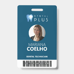 Custom Badge - Logo, Photo, Name and Barcode